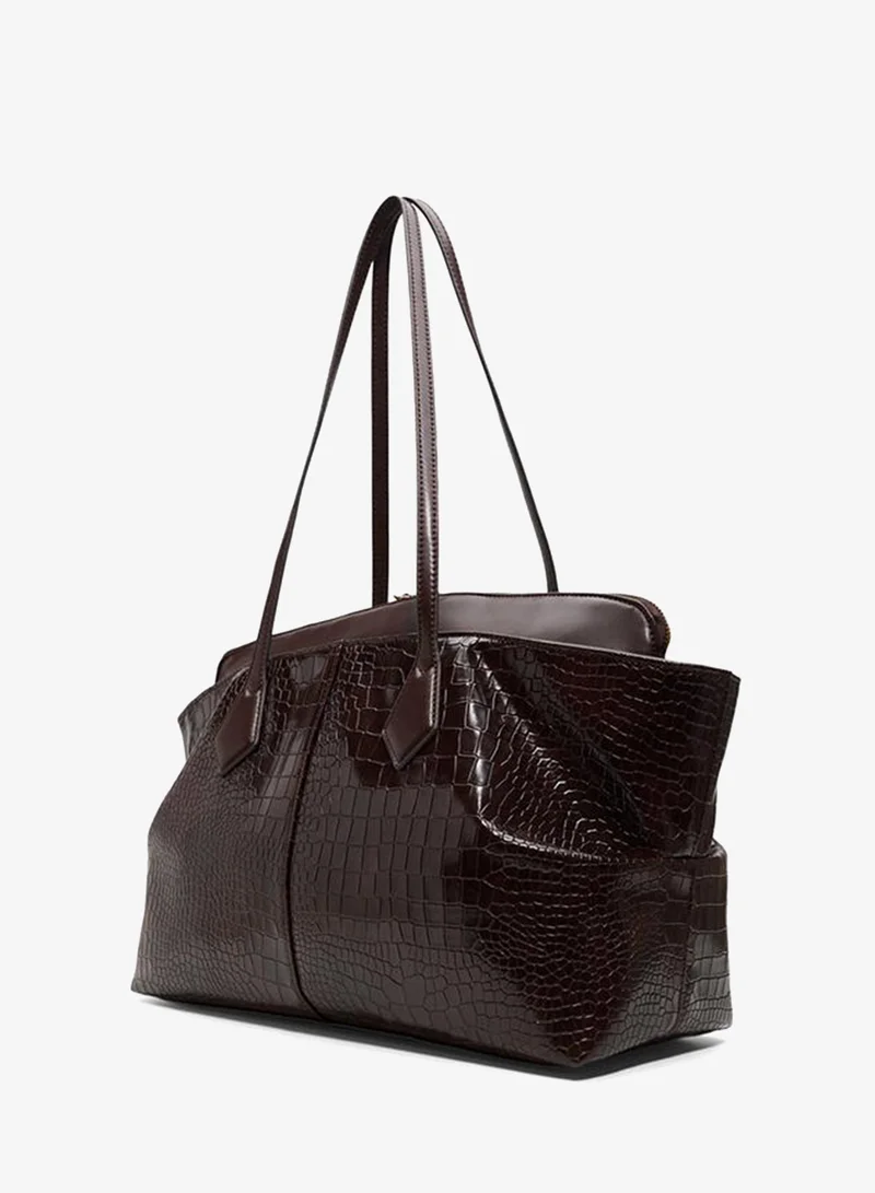 Call it Spring  Emilina Ladies Brown Tote Bag for Women | Best Price UAE