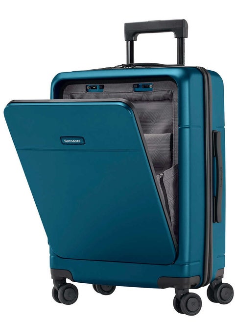 Sentinel Carry-on Spinner Luggage With Dual Sided TSA Lock and USB Port