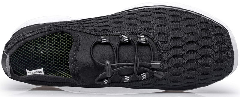 DOUSSPRT Women's Water Shoes Quick Drying Sports Aqua Shoes Blackwhite Size 7 - Image 5