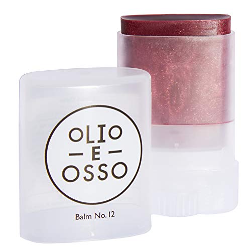 Olio E Osso  Natural Lip  Cheek Balm  Natural NonToxic Clean Beauty No 12 Plum 035 oz  10 g