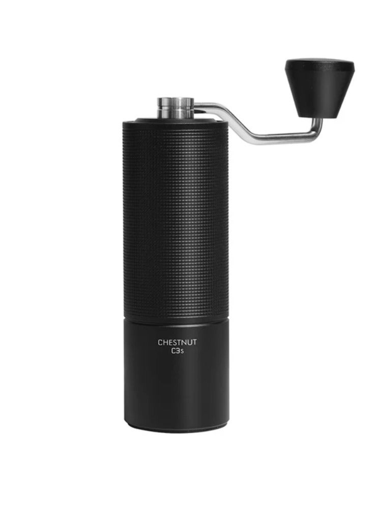 TIMEMORE Chestnut C3S, Manual Coffee Grinder, S2C 660 Burrs, Aluminum Alloy & Stainless Steel, 20g - Black - Image 1