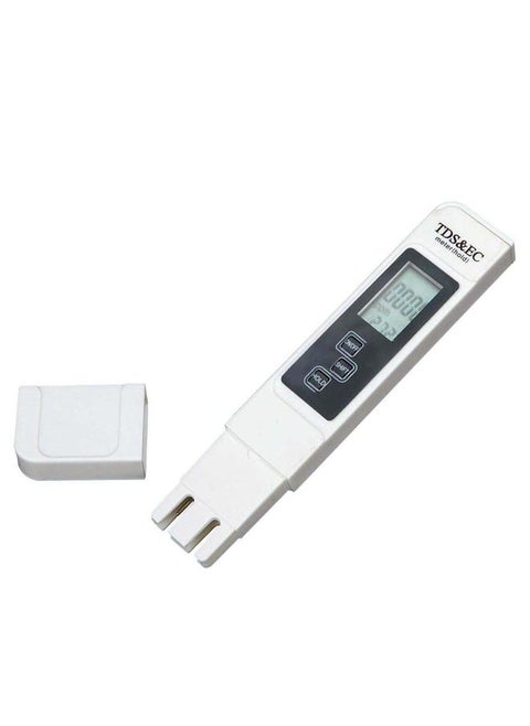 3-In-1 Water Quality Test Digital Tester Meter White