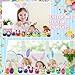 Lunmon 36 Pcs Prefilled Easter Eggs Filled with Mini Plush Animal Toys for Kids Baster Stuffer Filler Stuffed Animals with Carrot for Easter Egg Hunt Filler Party Favors Classroom Prize Supplies - Image 4