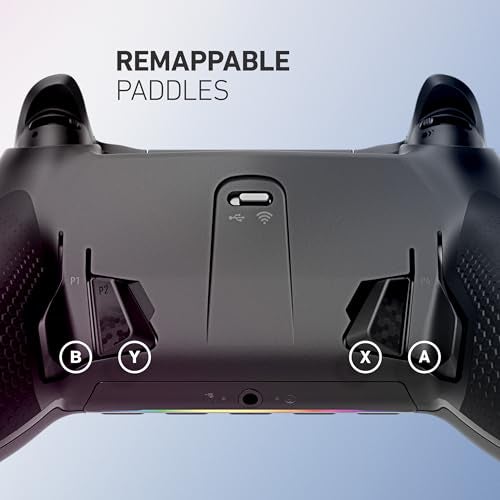 SCUF ENVISION PRO Wireless V1 (2023) PC Gaming Controller - Five Remappable G-Keys - Remappable Back Paddles - Instant Triggers - iCUE Compatible - Steel Grey - Image 3
