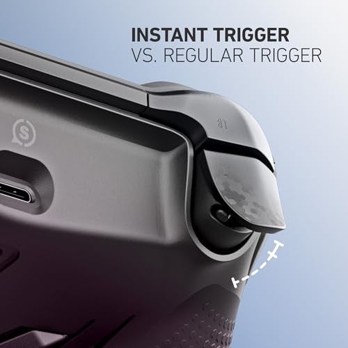 SCUF ENVISION PRO Wireless V1 (2023) PC Gaming Controller - Five Remappable G-Keys - Remappable Back Paddles - Instant Triggers - iCUE Compatible - Steel Grey - Image 5