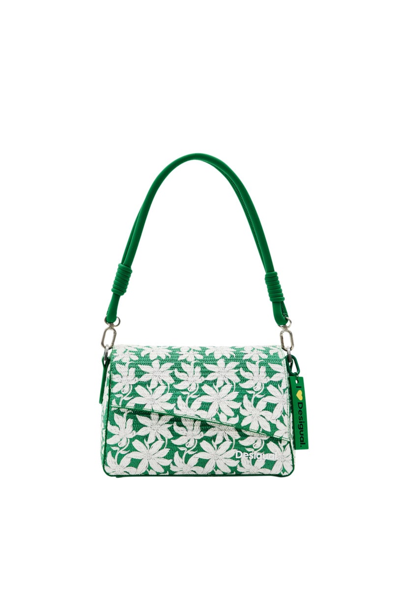 Desigual S Textured Floral Bag - Image 3