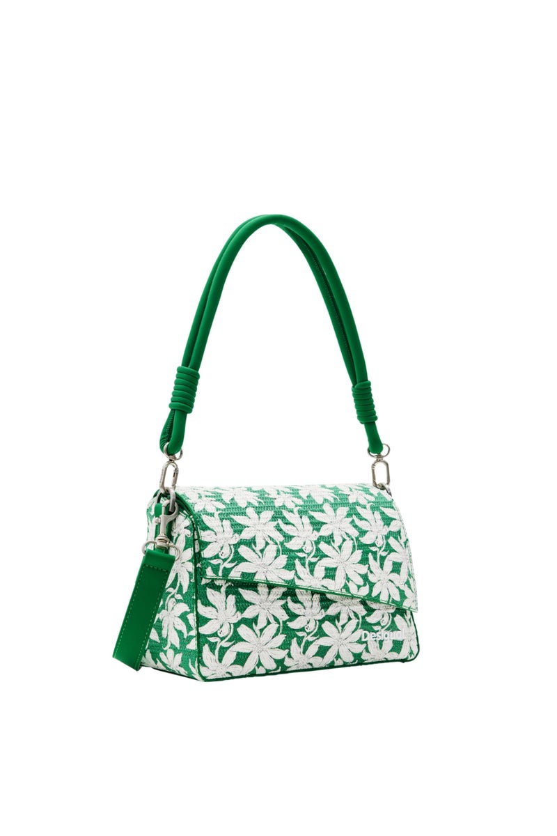 Desigual S Textured Floral Bag - Image 4
