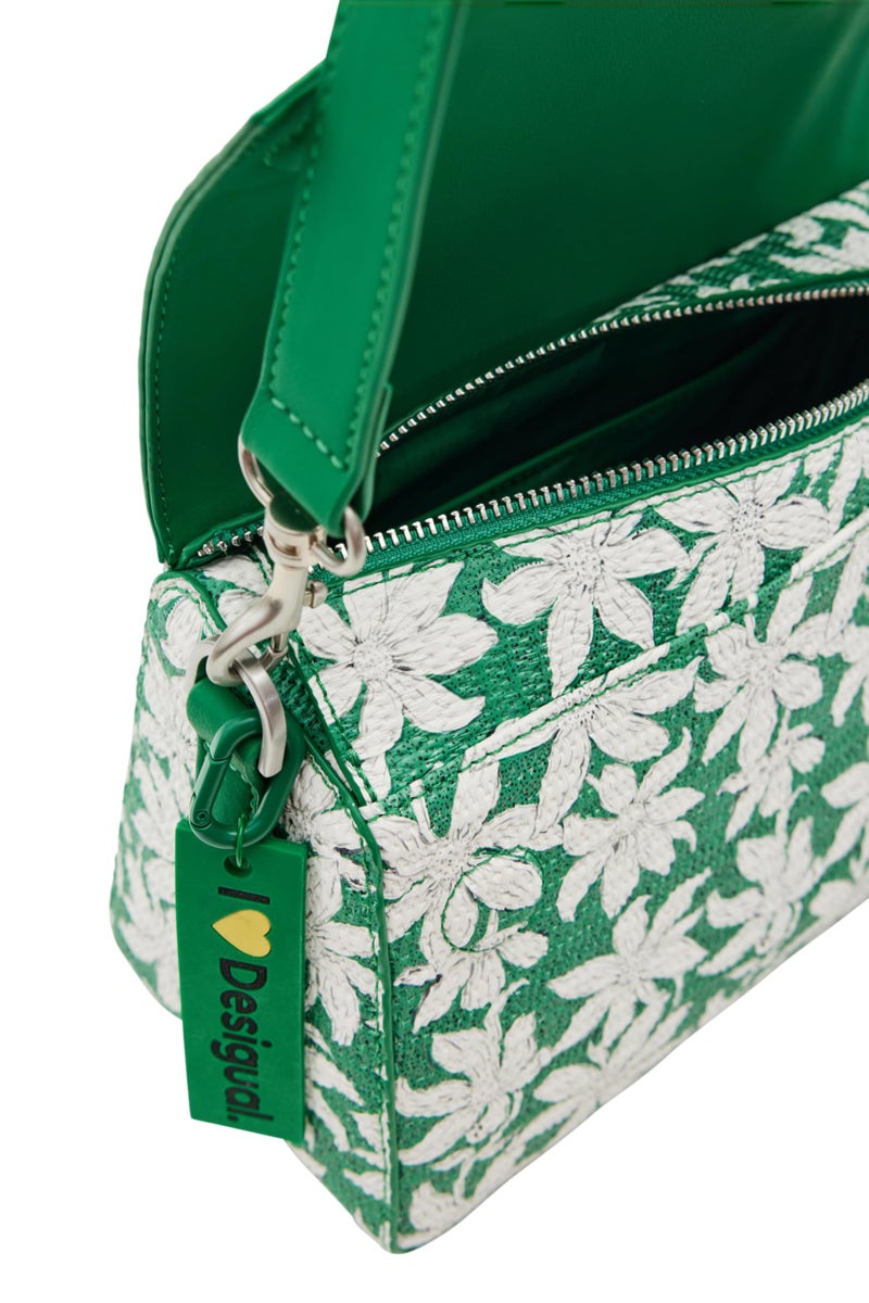 Desigual S Textured Floral Bag - Image 2