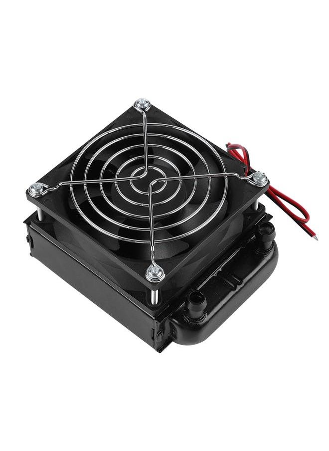Thoraya - 80MM CPU LED Water Cooling Cooler Heat Row Radiator with Fan For Computer PC - Image 1