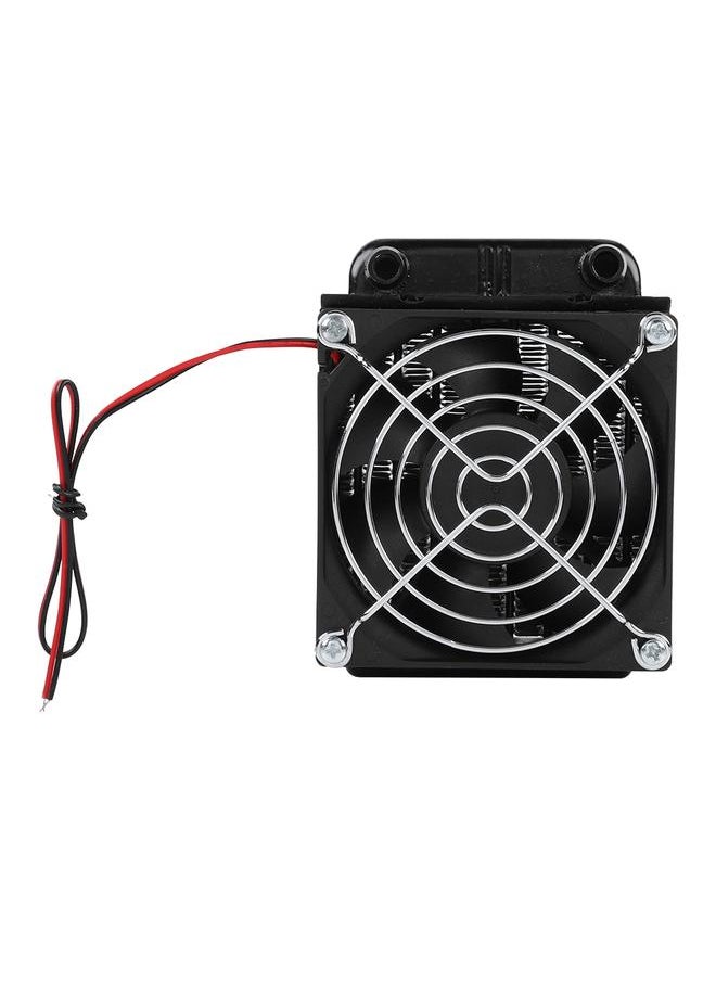 Thoraya - 80MM CPU LED Water Cooling Cooler Heat Row Radiator with Fan For Computer PC - Image 1