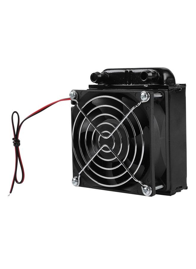Thoraya - 80MM CPU LED Water Cooling Cooler Heat Row Radiator with Fan For Computer PC - Image 1