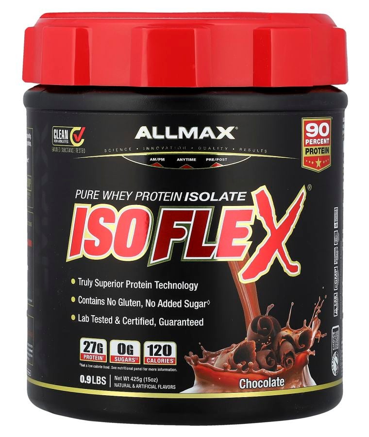 Allmax ISOFLEX® Pure Whey Protein Isolate Chocolate 0.9 lbs (425 g)