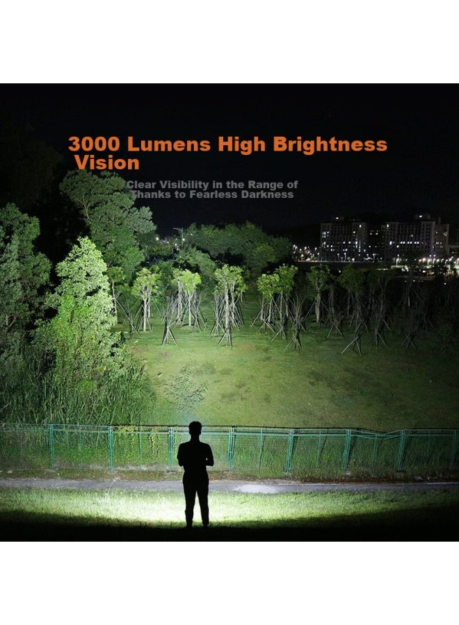 SupFire Rx76 High-Intensity Flashlight, Ultra-Bright Military-Grade Long-Range Led Light, Rechargeable, For Home And Outdoor Use, Patrol, Adventure, Emergency Light - Image 5