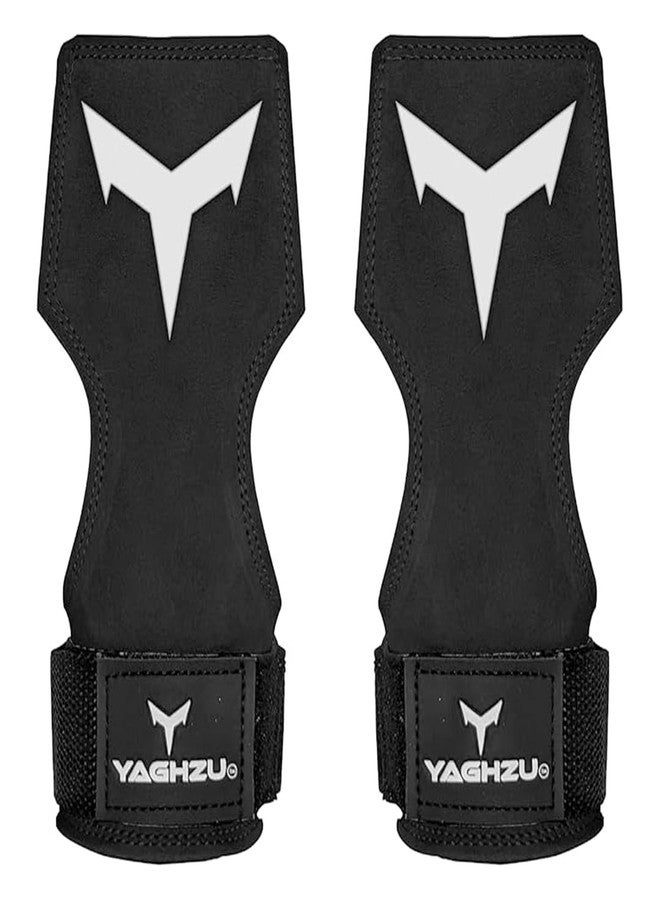 YAGHZU Weight Lifting Grips with Wrist Straps - Non Slip Lifting Straps for Weightlifting, Deadlifting, Powerlifting and Pull Ups, Padded Weight Lifting Gloves with Deadlift Straps for Women and Men - Image 1