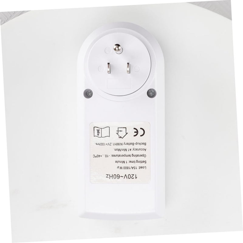 Programmable Digital Timer Outlet with Large LCD Screen Energy Saving Cycle Timer Switch - Image 5