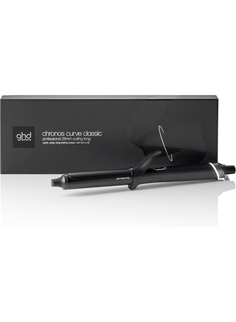 GHD Chronos Curve Classic Tong 26mm Hair Curler | Curl-Responsive Technology | Fast Styling | Frizz-Free Defined Curls | Adds Shine | No Heat Damage | Suitable for Short and Long Hair - Image 1