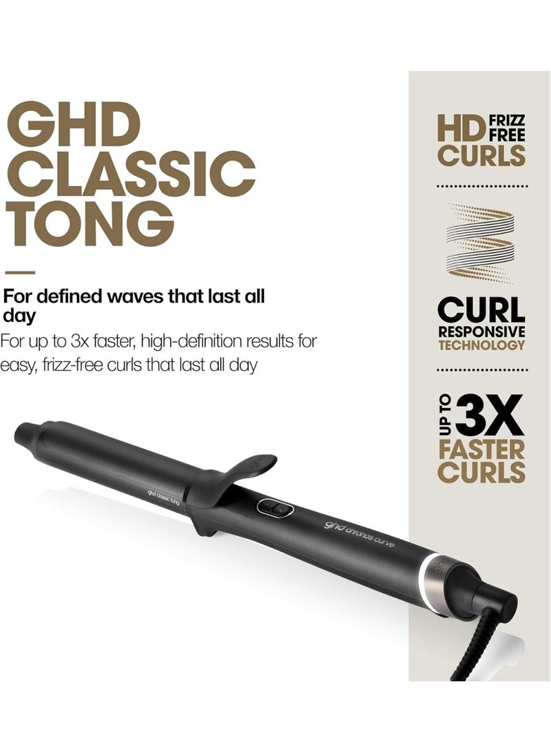 GHD Chronos Curve Classic Tong 26mm Hair Curler | Curl-Responsive Technology | Fast Styling | Frizz-Free Defined Curls | Adds Shine | No Heat Damage | Suitable for Short and Long Hair - Image 3