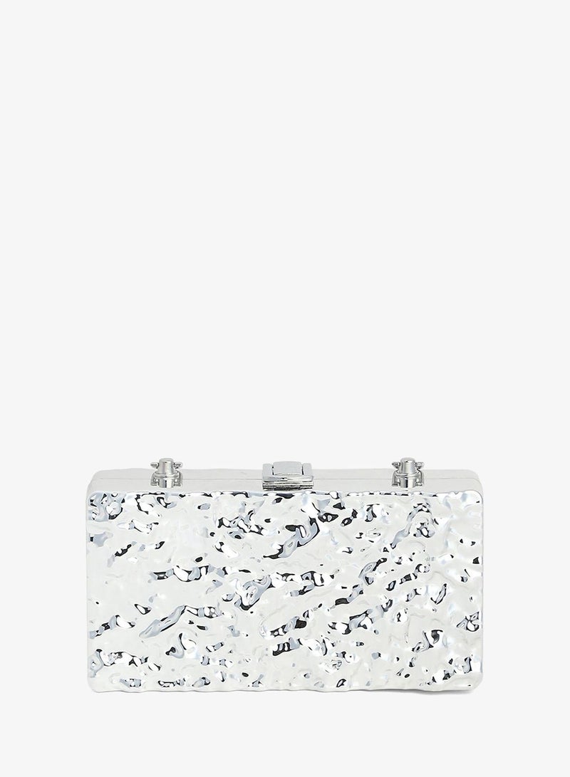 Haute Sauce The Dented Chain Clutch Bag - Image 5