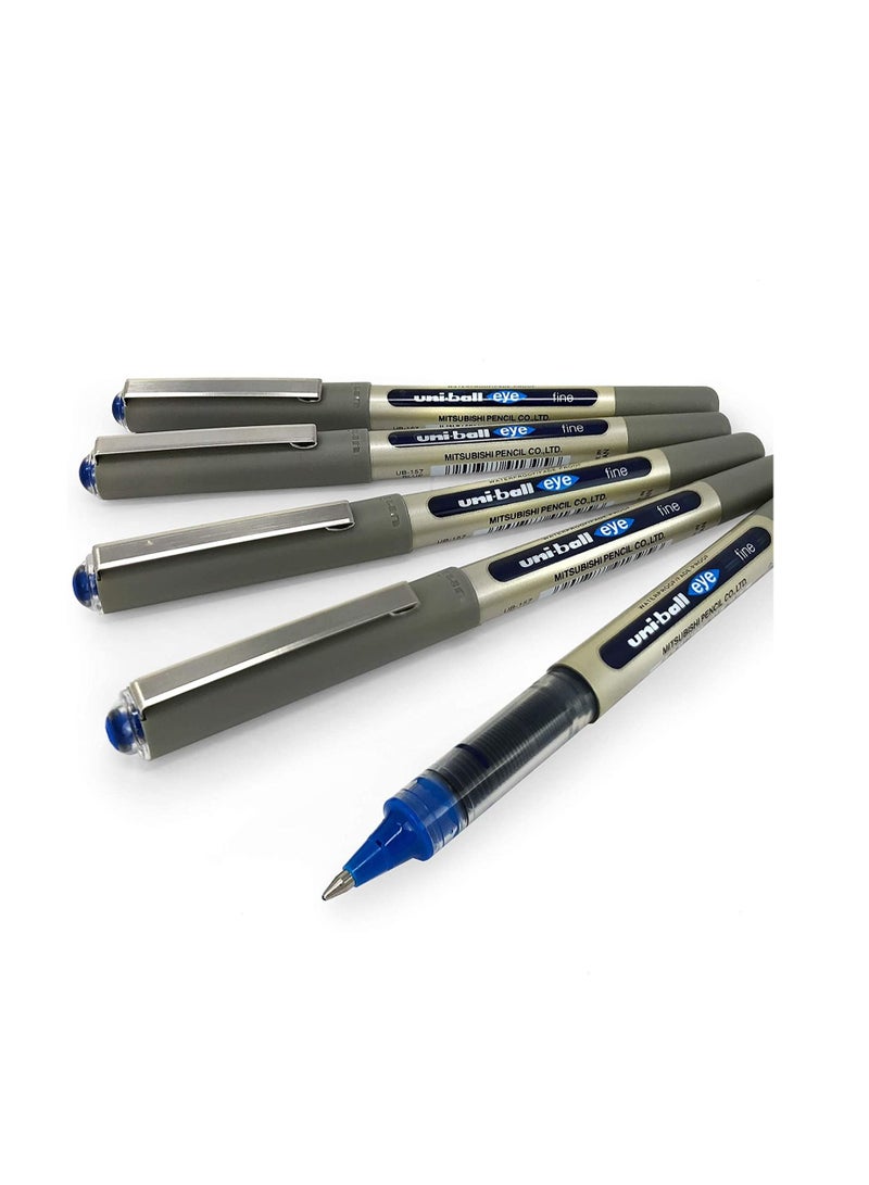 Uniball 12-Piece Eye Fine Roller Pen 0.7mm Tip Blue Ink  - Image 2