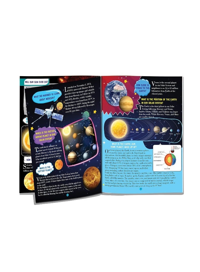 موسوعة الفضاء ونظام الشمس للأطفال من عمر 5 إلى 15 سنة - كل شيء عن الأسئلة والأجوبة الترفيهية - Image 4