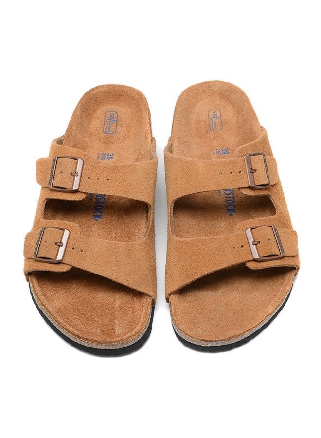 Birkenstock Style Double Buckle Casual Slides - Image 3