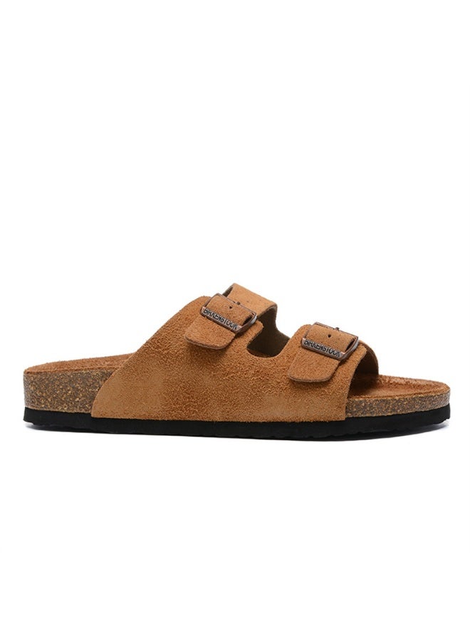 Birkenstock Style Double Buckle Casual Slides - Image 2