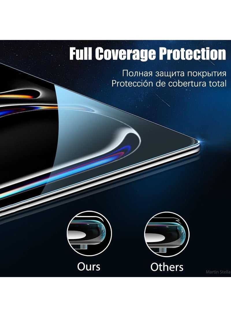 2+2 Screen Protector Compatible with iPad Pro 13 (2024, 7th Generation) with Camera Lens Protector, Tempered Glass Film HD Anti-Scratch