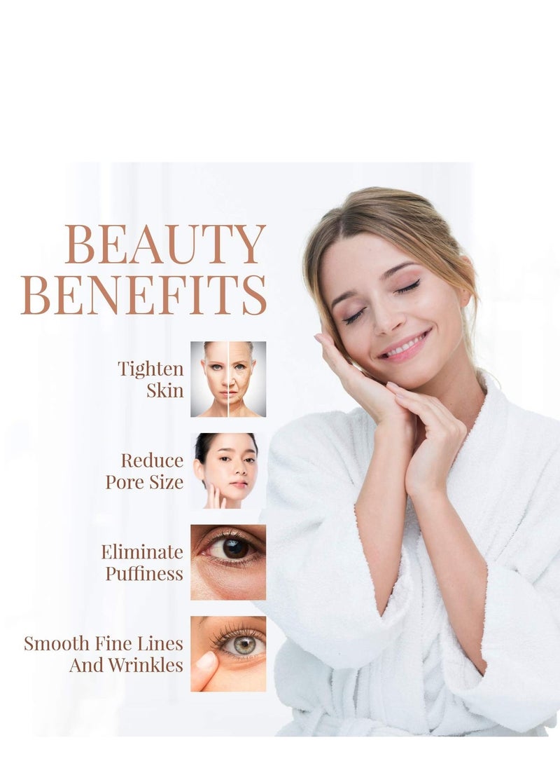 PRIME Fitness - Ice Globes for Facials Unbreakable Steel Cooling Roller Cryo Sticks for Face Massager for Face Neck & Eyes Skin Care for Dark Circles Puffiness Wrinkles Collagen Production Pink - Image 1