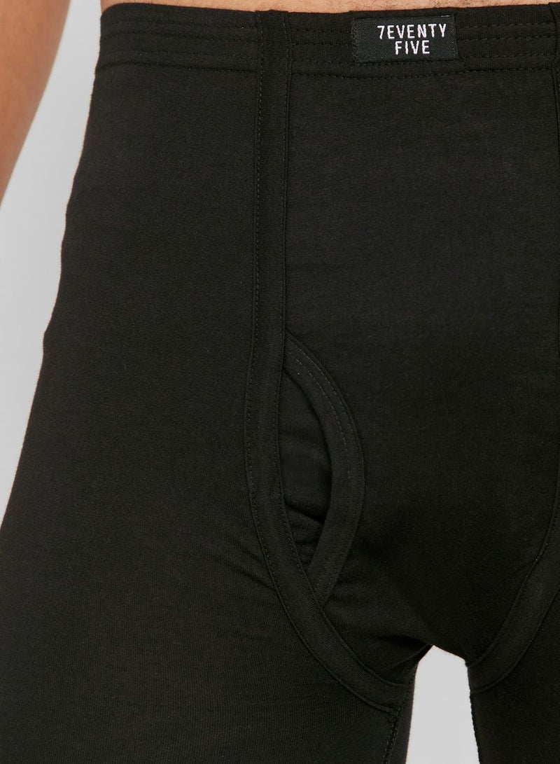 Seventy Five Basics 3 Pack Tab On Waist Boxers With Antibacterial Finish - Image 5