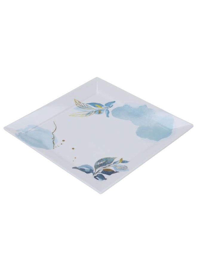 Alsaif Plastic Serving Tray 23 X 23 X 2 Cm Square White  - Image 2