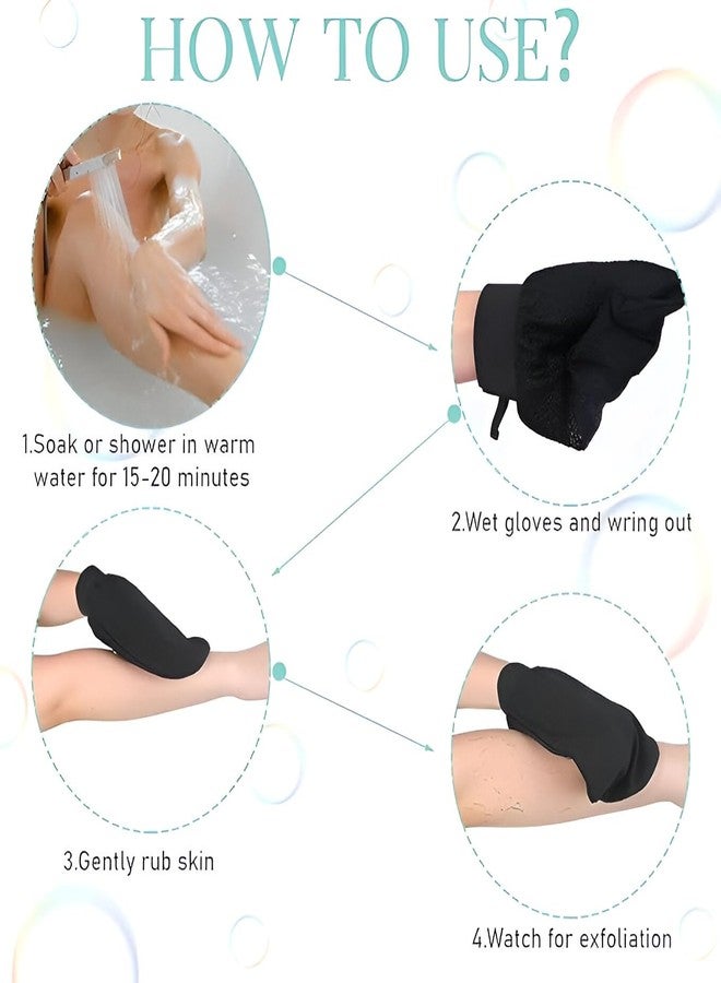 DUDSCOG Exfoliating Bath Glove for Dead Skin Removal - Gentle Scrub for Smooth Skin, Improves Circulation, Unisex, Easy to Use - Image 4