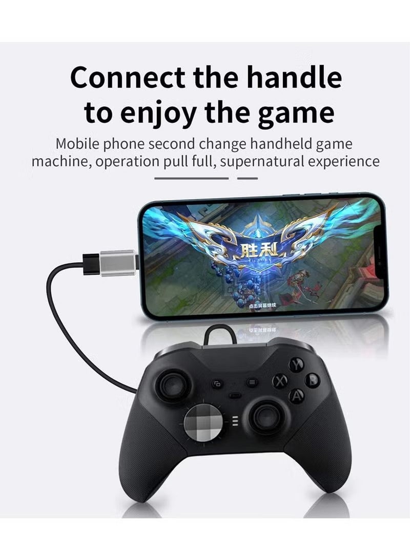 Male to USB Female Adapter OTG Cable for Apple iPhone 11 12 13 14 Mini max pro xs xr x se2 7 8plus Ipad air3 A Camera Memory Stick Connector Keyboard and Mouse Flash Drive Connection Kit Splitter - Image 5