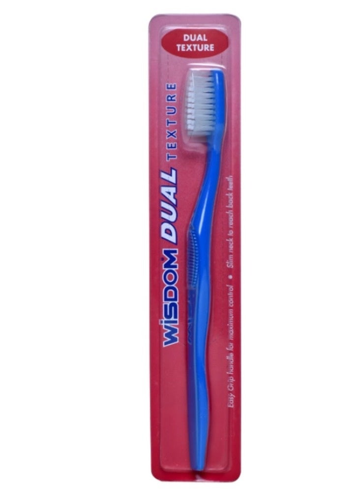 Double toothbrush, medium and hard