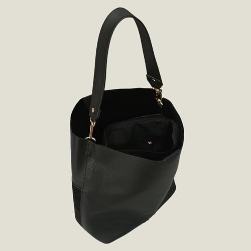 Accessorize London Women's Black Bucket Shoulder Bag | Handbags for women - Image 4
