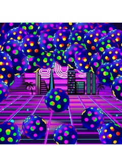 50 Pcs Glow in The Dark Balloons Neon Balloons Decoration Neon Party Supplies UV Blacklight Latex Balloons 12 Inch Reactive Fluorescent Mini Polka Dots Balloons for Neon Glow Party (Transparent) - pzsku/ZD6E02D8DE66D60475066Z/45/_/1729167791/f40ed799-32be-4ca2-a28b-f33b5227ae63