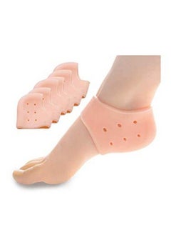 Scarlett Anti Crack Silicone Half Gel Heel And Foot Protector Moisturizing Socks for Foot Care for Men and Women Pain Relief And Heel Cracks 1 Pair (Free Size)  - Image 2