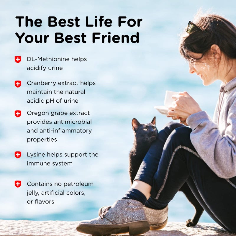 nutri vet Nutri-Vet Uri-Ease Paw Gel for Cats, Cat Urinary Vitamin, Probiotic & Prebiotic Kitten Supplies, Cranberry Supplement, Immune Support Supplement, Gut health, Salmon Flavor, 3oz - Image 4