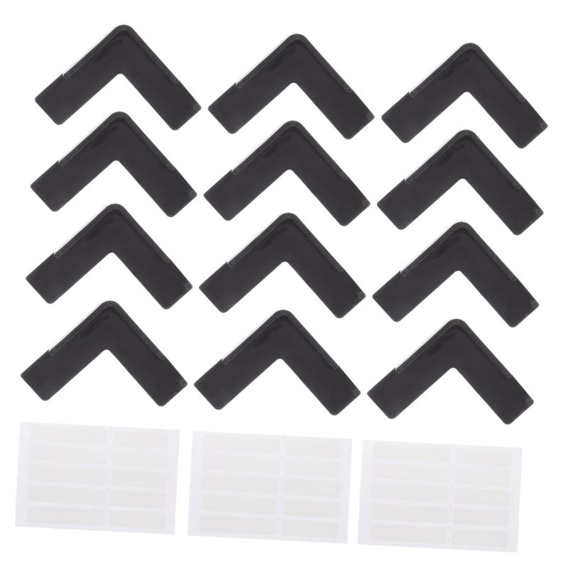 12Pcs Clear PVC Cuttable Corner Protectors Safety Door Stopper Window Guard Edge Protectors - Image 2