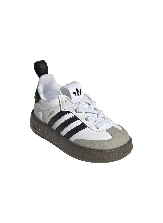adidas أحذية أديداس أدي فوم سامبا  للأطفال أبيض أوريجينالز