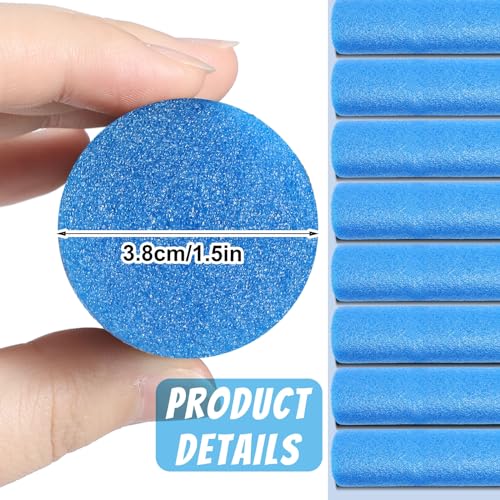 Kathfly 12 Pcs Floating Pool Noodles Foam Tube 15 x 35 Inches Floating Foam Tube Round Solid Noodle for Adults Swimming Craft ProjectBlue - Image 5