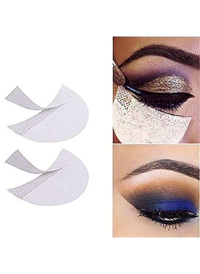 Pack of 100pcs Professional Disposable Eyeshadow Shield Under Pad Patches For Eyelash Extensions Lip Makeup Protection