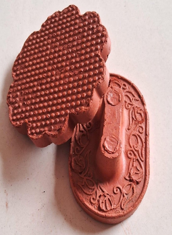 Cloudzy Handmade Organic Mitti Scrubber Eco-friendly Dead Skin Callus Remover Clay Foot Scrubber Terracotta Natural Pumice Stone Women Men Scraper [ Pack of 2 ] - Image 5
