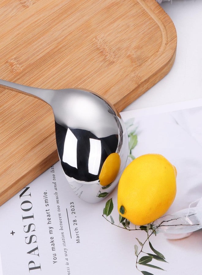 Mafier 4 oz. Kitchen Ladle 11 Inch Soup Ladle 18/10 Stainless Steel Cooking Ladle Kitchen Accessories for Stirring Portioning and Serving Soups Gravy Sauces Chili Stew and More(silver) - Image 5