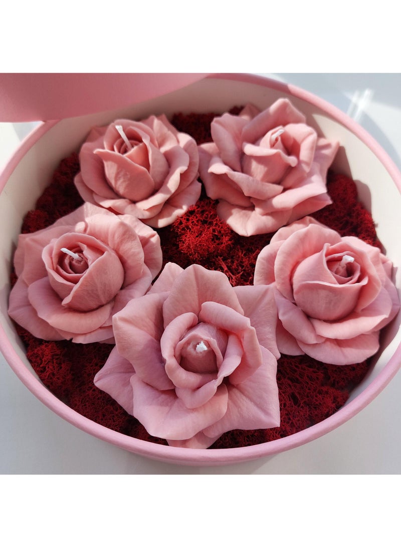 Candle Studio Kuznetsovagift set No. 5 - Pink Roses" - Image 5