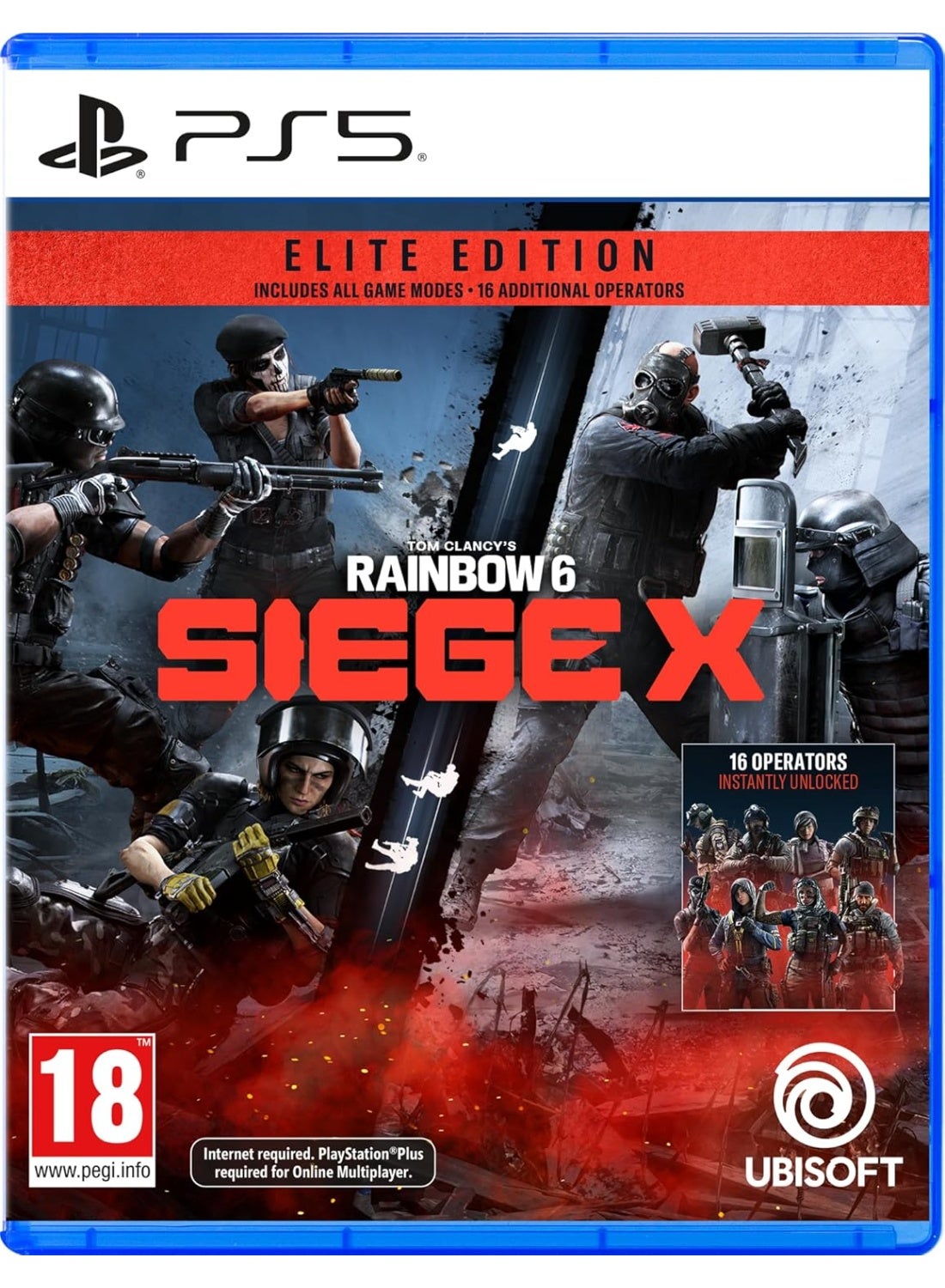 UBISOFT UBISOFT Tom Rainbow Six Siege Elite Playstation 5 N70221854V
