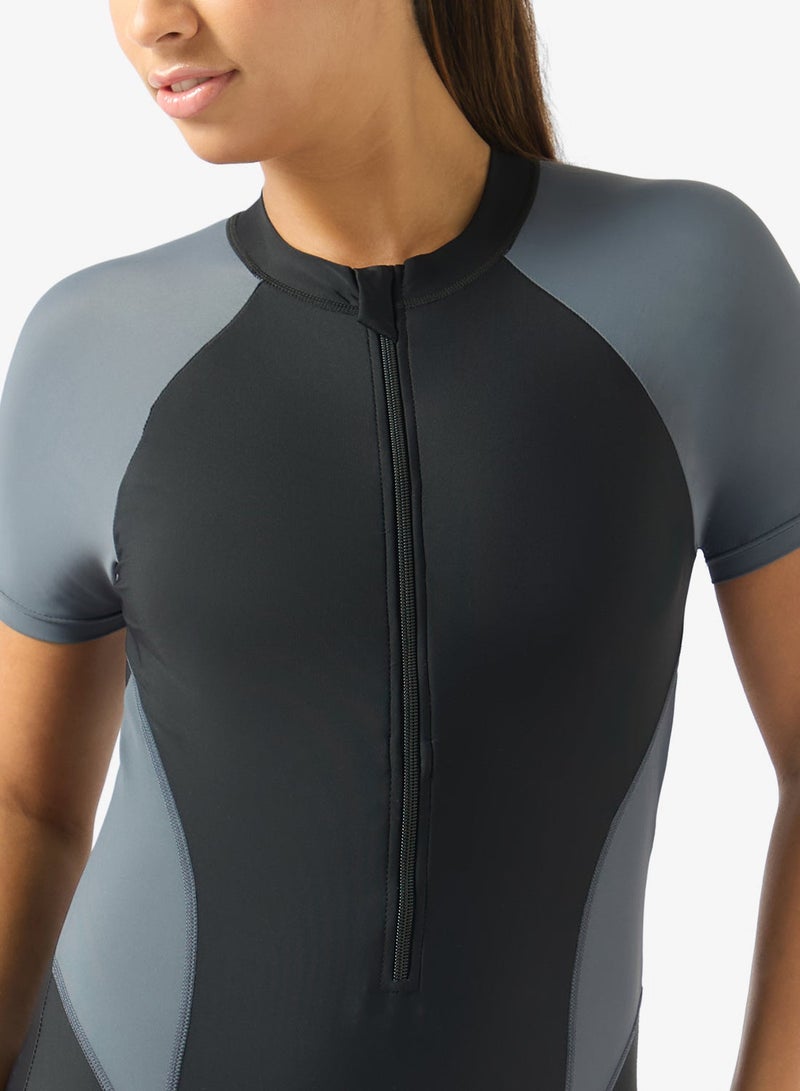 FRWD Zip Up Colorblock Rashguard - Image 4