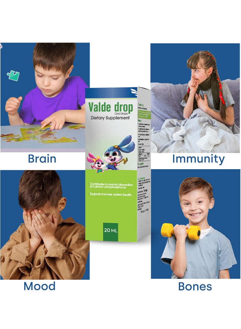 يو بى ام فالدي دروب فيتامين د3 - ​​دعم العظام،  المناعة - Image 2