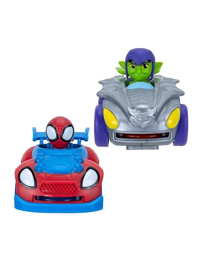 MARVEL Spidey N Friends Disc Launcher Vehicles  Spidey vs Goblin 2-in-1 Pack | Marvel | Spiderman | Toy Vehicle | Play Vehicle | Collectible Toys | Gift for Kids  - Image 3