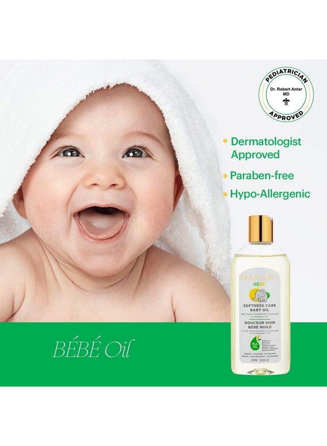 Makari Softness Care Baby Oil With Sweet Almond Chamomile & Vitamins C & E Hypoallergenic & Parabenfree Ideal For All Skin Types Formulated For Sensitive And Delicate Newborn Skin - Image 4