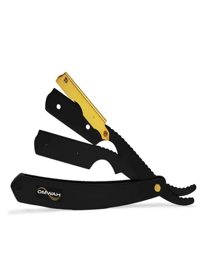 OMWAH - Professional Barber Straight Edge Razor (Swing Lock) - Image 1